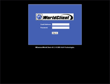 Tablet Screenshot of mail.dytelworld.com